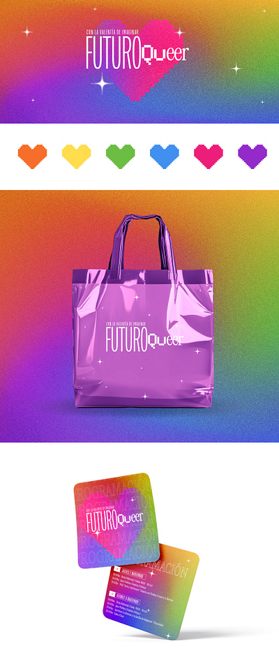 Futuro Queer branding de design graphic design identity design logo typography vector