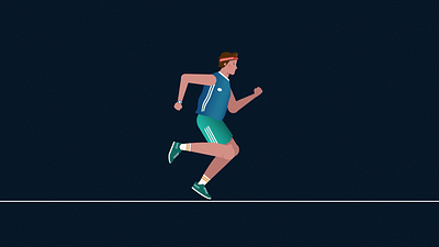 Run cycle animation cycle design dribbble graphics illustration jump motion motion graphics olympics run run cycle running sports