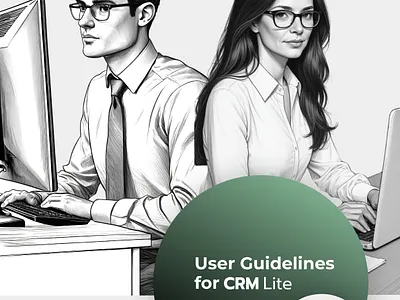 CRM User Guidelines Title branding design graphic design illustration logo ui