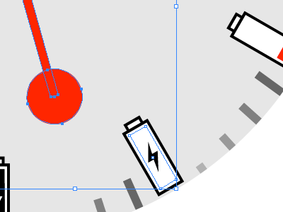 TimeCapsule bane battery black charge illustrator life red vector