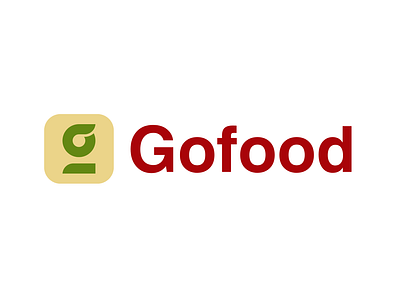 LOGO - Gofood app brand business company delivery food go food gofood icon letter g lettermark logo restaurant snacks