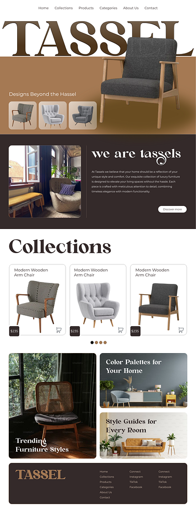 Luxury Furnitures adobexd branding figma ui ux