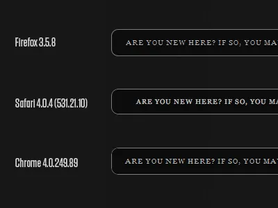 Borders border browsers chrome comparison css3 differences firefox rgba safari