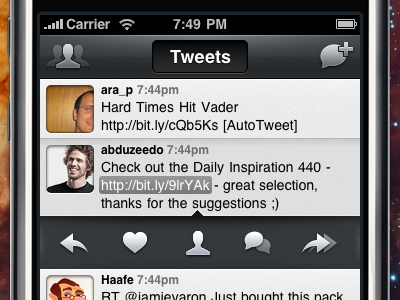 Beak for iPhone: New Tweet Actions iphone mac twitter ui