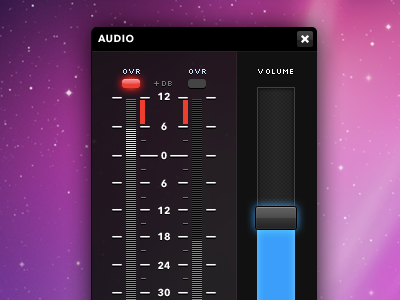 Audio application design desktop forms