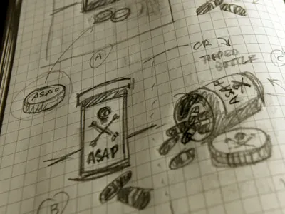 ASAP is Poison Sketch for REWORK moleskine pencil rework sketches sketchnote