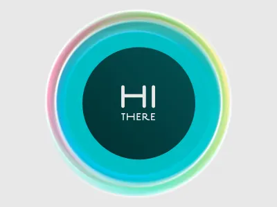 Hi There circles estilo hi there minimalism