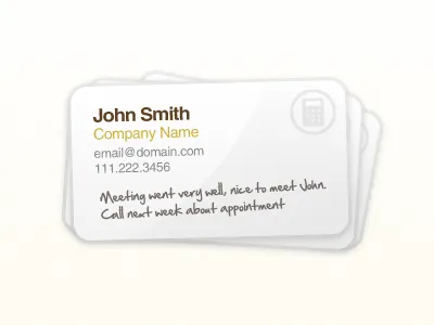 Contact Cards cards design illustration