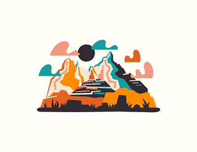 Badlands National Park | Moodboard Monday 01 badlands design freelance illustration national park spot illustration