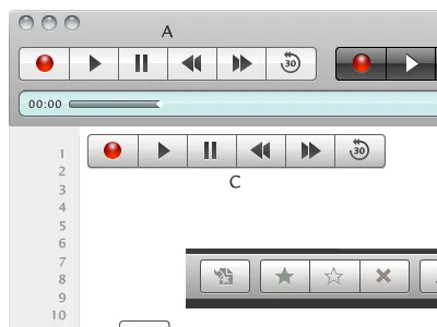 In-Progress App UI v2 controls mac osx ui