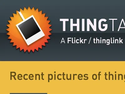 Thingtagging logo din icon image logo orange site