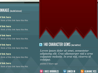 WM personal site snippet blue icon icons red regal