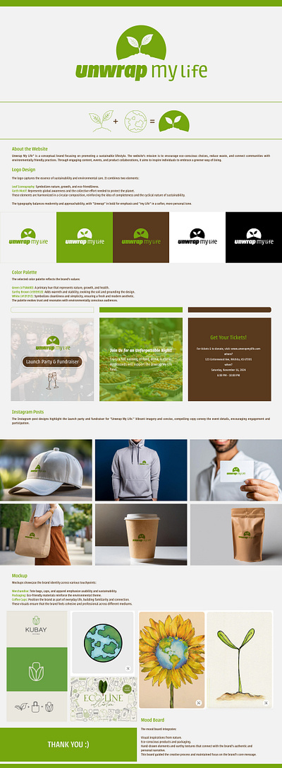 Sustainable Branding for a Greener Tomorrow adobeillustrator adobephotoshop brandidentity branding de design graphic design graphicdesigner logo socialmedia