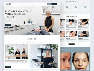 Adeliade - Skin Therapy Website advanced skin treatments beauty therapy dermatology facial therapy skin care clinic skin care solutions skin consultation skin health skin solutions skin therapy skin therapy clinic skin therapy website design skin treatmens wellness