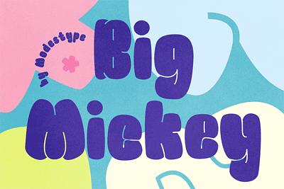 Big Mickey – Cartoon Font branding bubble cartoon children display font font fun funny gaming kids kids book movie playful poster youtube