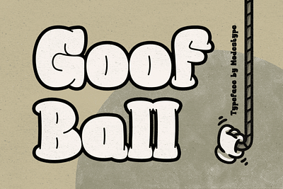 Goof Ball – Cartoon Font branding bubble cartoon children design display font font fun funny gaming kids movie playful poster youtube