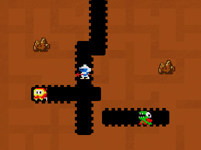 Dig Dug rebound