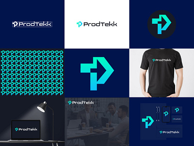 Prodtekk-web-development and technology-company-logo brand brand identity branding creative logo design development logo illustration logo logo design modern logo p p logo pt pt logo t t logo tech logo technology logo ui web development logo