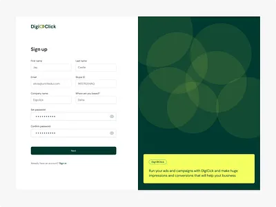 Campaign Advertisement Tool advert campaign product design uiux web app