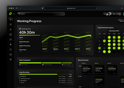 Protask - Task & Management Dashboard dashboard exploration ui website