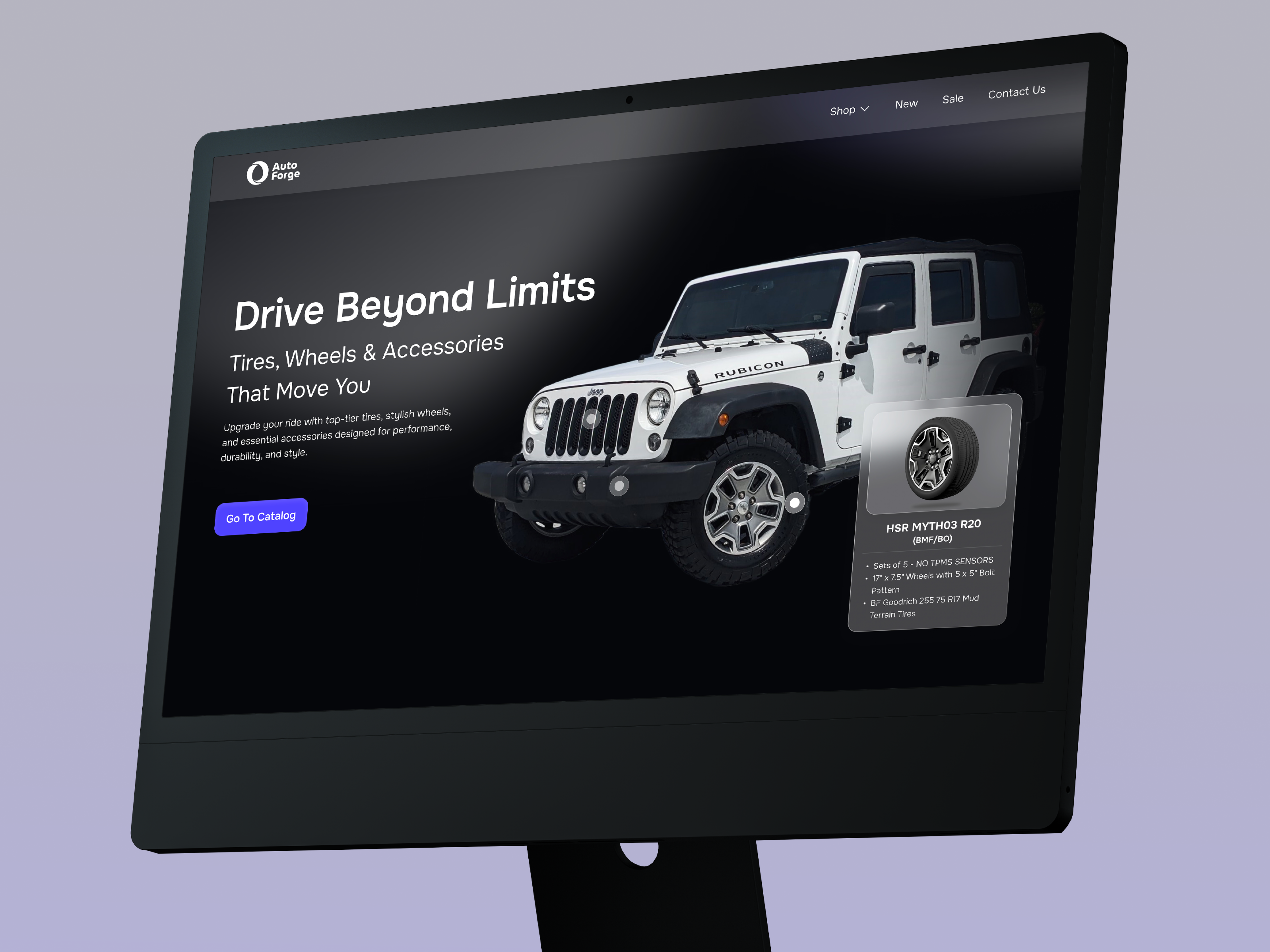 AutoForge - Automotive Landing Page autoforge automotive automotive company automotive landing page brand design car car accessories dark mode ecommerce design footer gradient homepage landing page design logo marketplace shopify simple ui tire ui design wheels