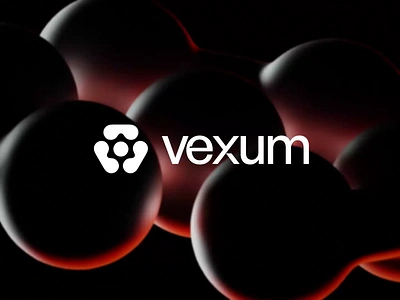 Vexum : Defi Platform - Logo Animation 3d 3d animation abstract logo animation brand branding clean decentralized finance defi finance gradient logo logo animation logo design logogram logomark motion graphics visual identity web3 web3 branding