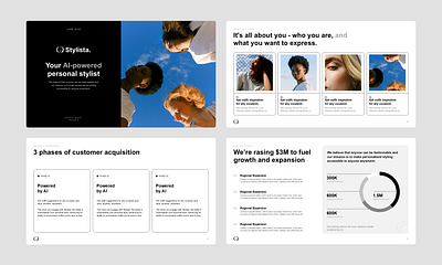 Fashion & Lifestyle Pitch Deck Design business presentation data visualation deck digital designer fashion figma investor deck investor pitch microsoft pitch deck powerpoint presentation pptx presentation design sales deck sales presenter slides startups
