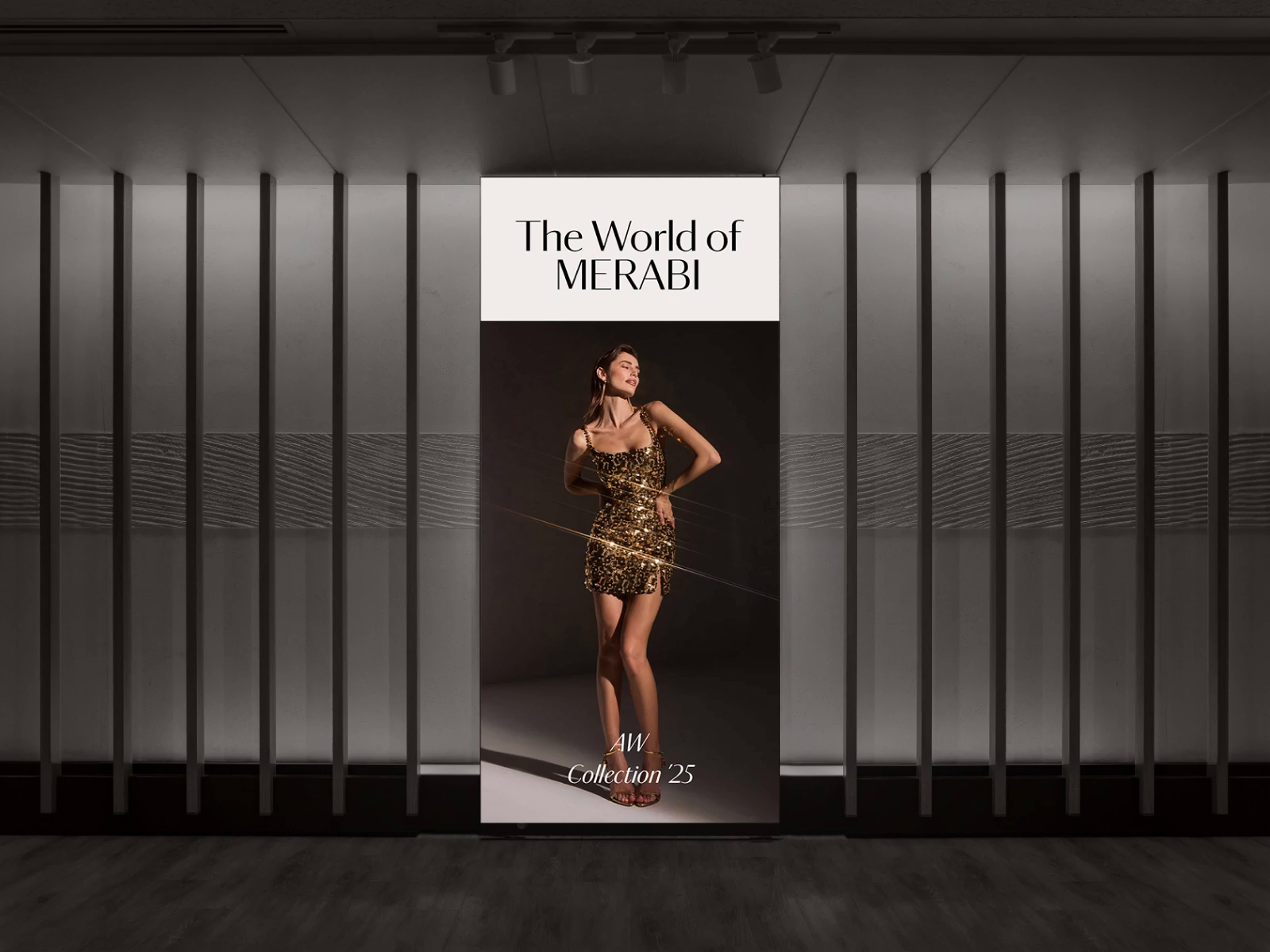 Example of Fashion luxury brand identity - NADINE MERABI