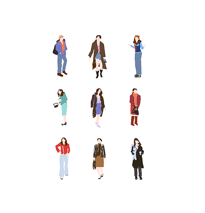 My favorite Lorelei outfits from season 1 of Gilmore Girls. aubreydraws autumnilllustration characterillustration characterinspiration colorfulillustration digitalillustration fashionillustration gifanimation gilmoregirls gilmoregirlsfall gilmoregirlsfan gilmoregirlsgif handdrawn illustration loreleigilmore loreleigilmoregif minimalillustration procreate starshollow tvshowcharacter