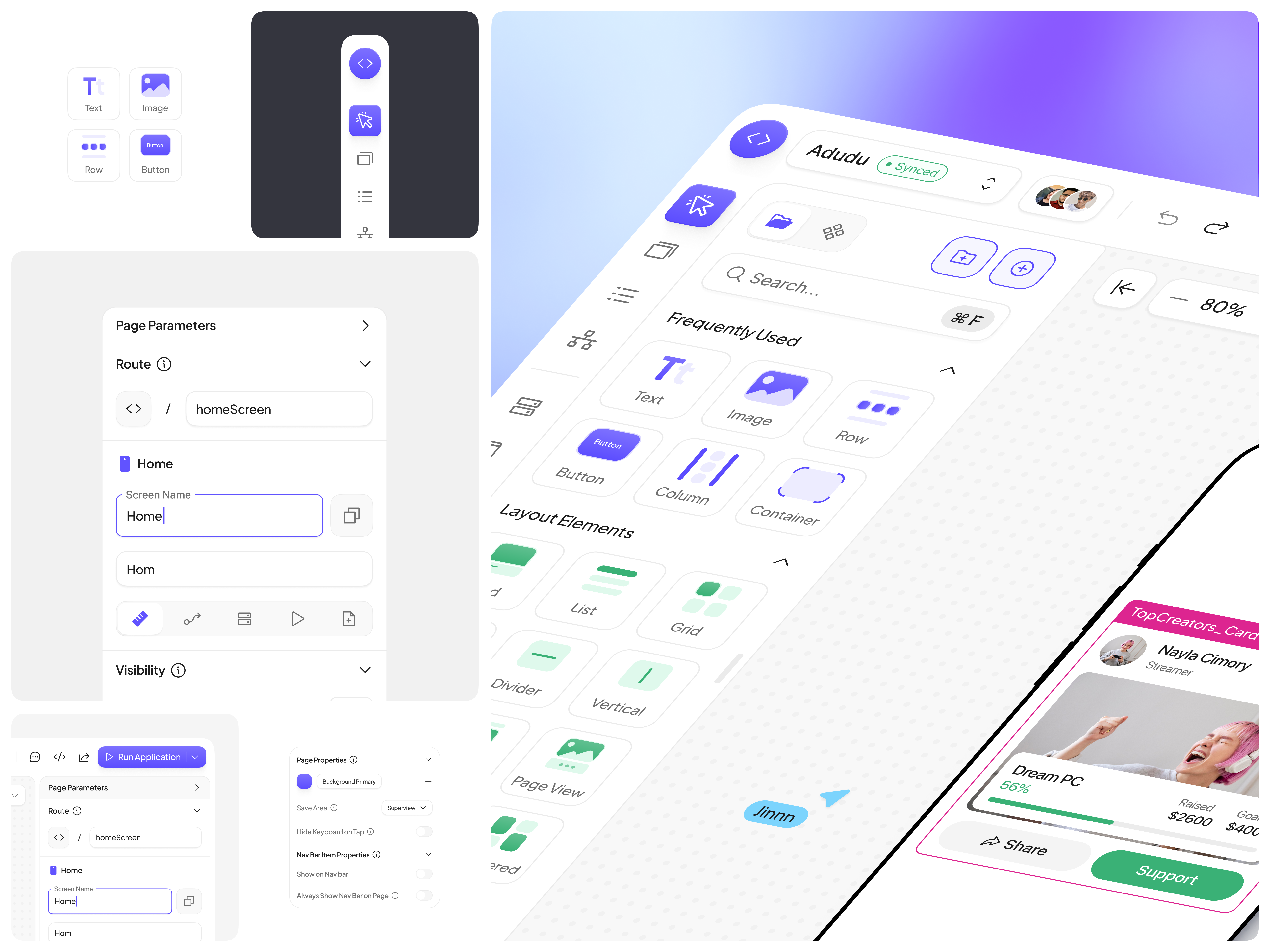 Genie - App Builder app app builder builder code coder dashboard developer developer tool firebase flutter flutterflow genai glide mobile mobile app no code tools saas swift uiux web app