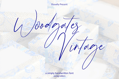 Woodgates Vintage - Handwritten font branding classic font graphic design handwritten illustration script vintage woodgates