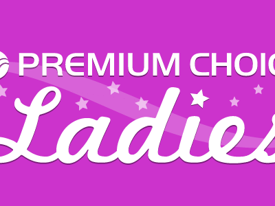 Premium Choice Ladies girly ladies logo pink purple