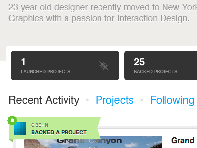 Stats'n things helvetica kickstarter web