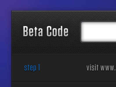 Beta Card gigsby purple tungsten