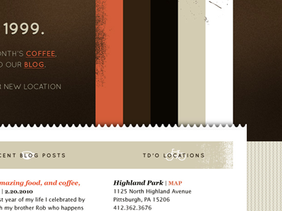 Coffee & Stripes n 'at brown coffee distressed quicksand stripes