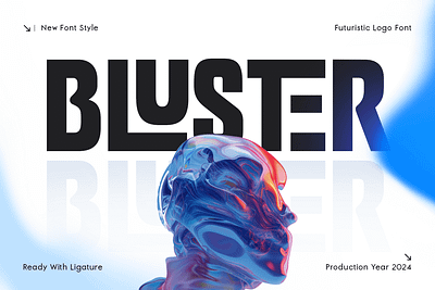 Bluster: Futuristic Logo Font boldtypography brandingfonts creativetypefaces customlettering decorativetype designlettering font fonts fontshowcase fontstudio iconictypography letterdesign logo minimaltype typeface typefacedesign typeinspiration typography typographylovers uniquetype