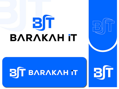 Barakah It Logo Design barakah it logo design branding design graphic design illustration letter logo logo logo design logo designer minimal logo text logo ui