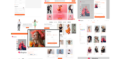 E-commerce web design design e commerce ui ux web website designs