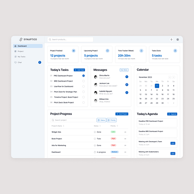 Dashboard Project Management dashboard design figma project management ui uiux design ux web design