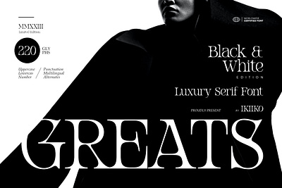 Greats - Luxury Serif Font classic elegant font elegant font fashion font fashion serif font fashionable font font header font headline luxurious logo luxury font luxury serif font magazine font typeface typography wedding font