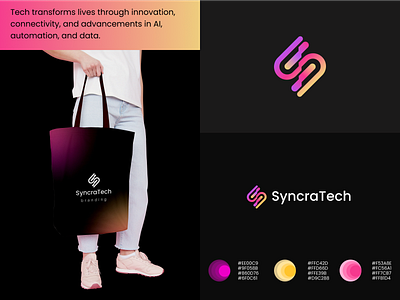 Tech Logo Design abstract arounda blockchain brand mark branding crypto defi design gradient graphic design identity letter logo letter s logo mark minimal s saas startup web3