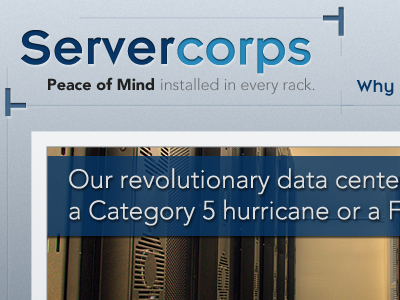 Servercorps avenir blue emblem redesign servercorps