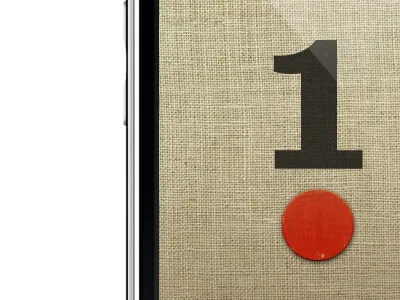 One burlap iphone one red texture toddler