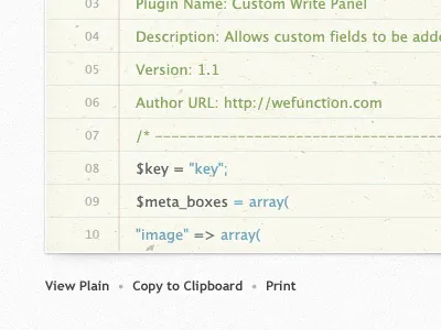 Displaying Code code paper ruled texture