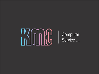 KMC Logo branding computer design graphic design illustration inspire logo logomaker logotype mobile pc service type typography vector