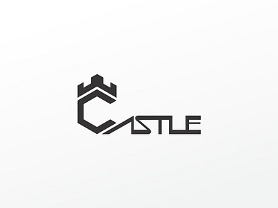 Castle Logo branding castle design graphic design illustration inspire logo logotype type typography vector