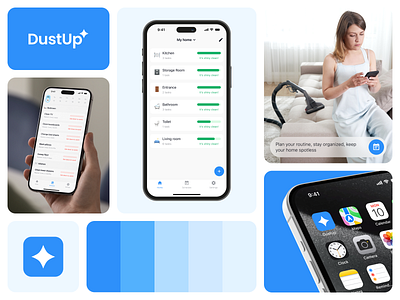 DustUp app design design ios app ui ux