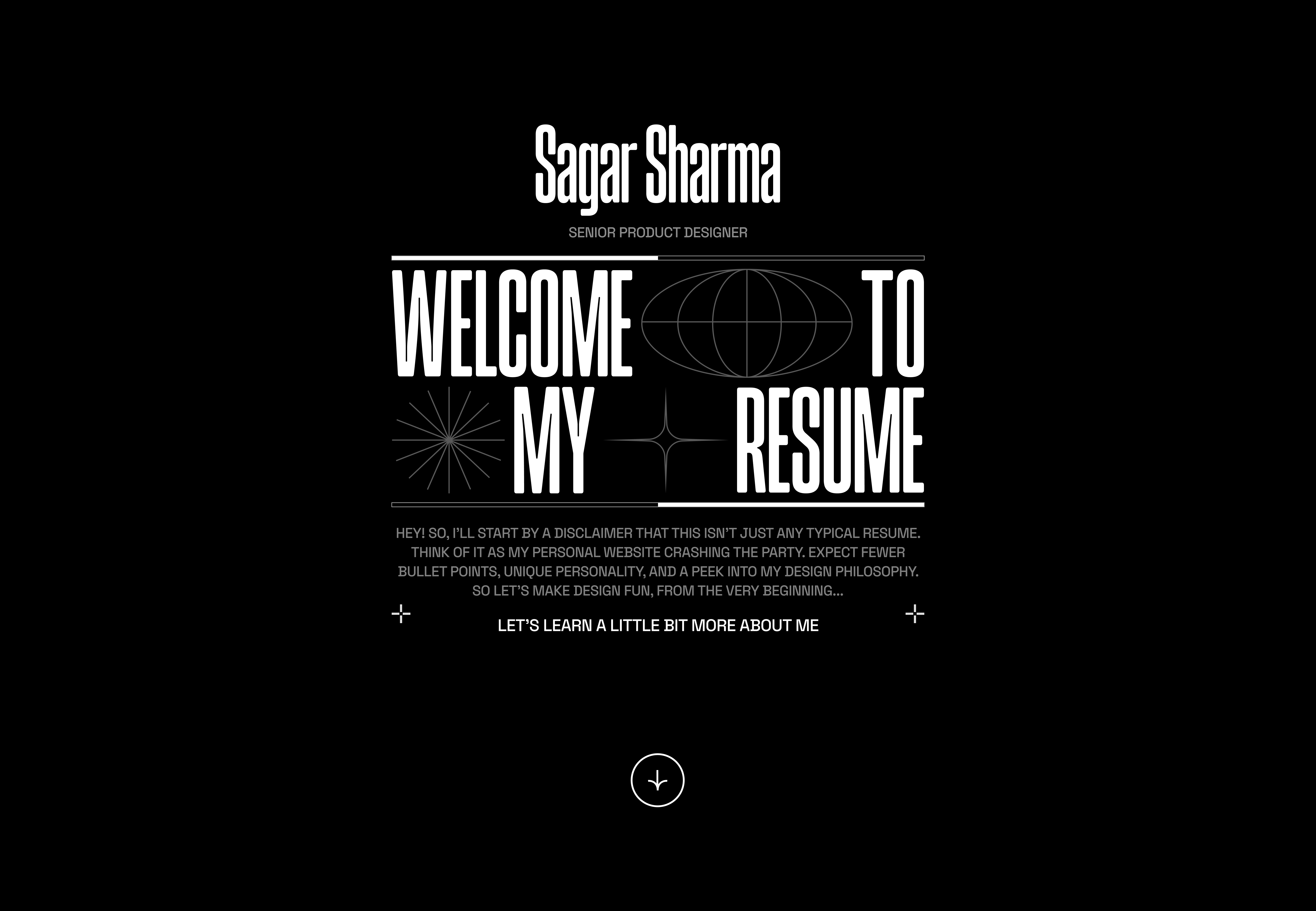 Resume branding cv cv design dark ui design illustration minimal portfolio ui portfolio website resume resume design typography ui ui design ux website design