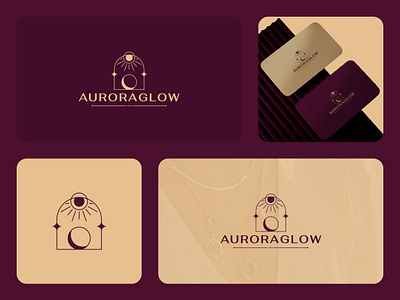 Aurora Glow: Abstract Elegance in Jewelry Branding abstract brand identity branding design design logo graphic design icon illustration logo logo design logo ideas logo inspiration logo maker logos logotype minimal minimalist modern simple unique