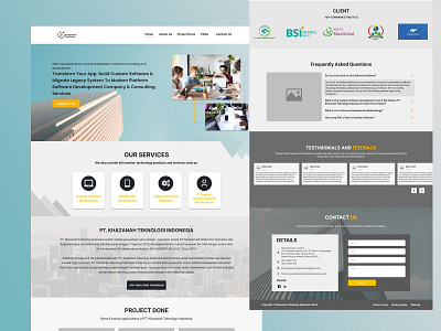 COMPANY PROFILE PT KHAZANAH TEKNOLOGI INDONESIA app branding company companyprofile design ui ux web website